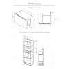 Встраиваемая микроволновая печь Kuppersberg/ KITCHEN RETAIL / Встраиваемая микроволновая печь Kuppersberg, 38х56х55 см, 25л., 900Вт, 8 программ, гриль, черный цвет