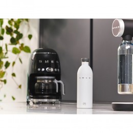 Термобутылка SMEG, стиль 50-х г.г., объем 1000 мл, цвет белый