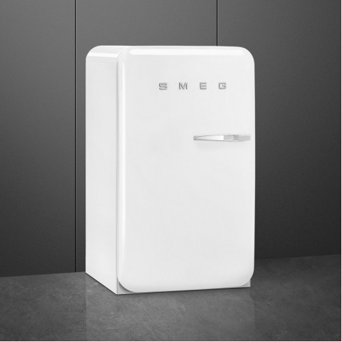 Холодильник SMEG 970x545x659 мм, однокамерный с морозильной камерой, стиль 50-х, белый, объем 122 л, энергоэффективность D