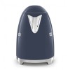 Чайник SMEG 1.7 л, электрический, 2400 Вт, темно-синий, стиль 50-х, корпус из нержавеющей стали