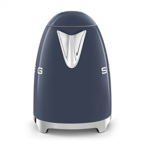 Чайник SMEG 1.7 л, электрический, 2400 Вт, темно-синий, стиль 50-х, корпус из нержавеющей стали