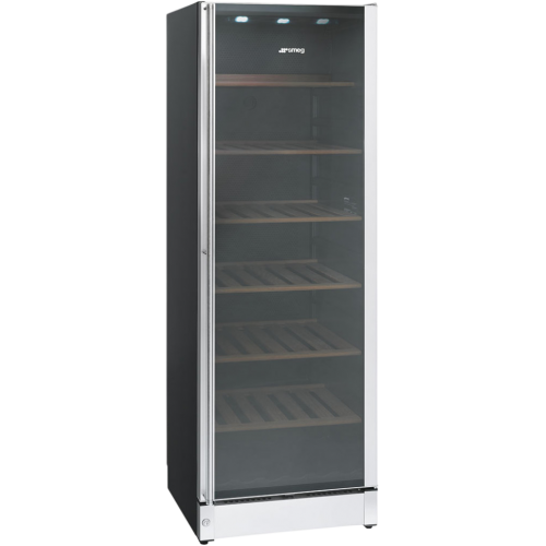 Винный шкаф SMEG Classica на 197 бутылок с деревянными полками и LED подсветкой - 1850х595х595 мм