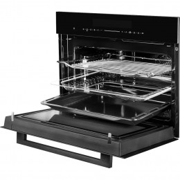 Духовой шкаф Kuppersberg KMW 694, компактный, с СВЧ, 50 л, гидролизная очистка, черный, ШхВхГ: 59.5х45.4х56.8 см