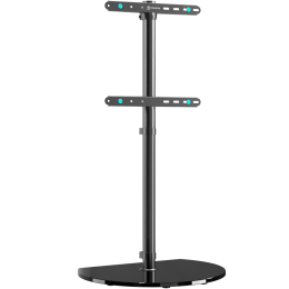 Стойка ONKRON TS5060 black для ТВ 30-60, макс нагр 41 кг, высота 1250 мм, угол поворота ±54°.