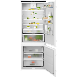 Холодильник Electrolux E7TNGE75S, встраиваемый, No Frost, A++, 1884x696x549 мм, сенсорное управление, динамическое охлаждение