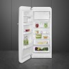 Холодильник SMEG 1530x601x728 мм, однокамерный, стиль 50-х, 270 л, белый, с LED освещением и инверторным компрессором