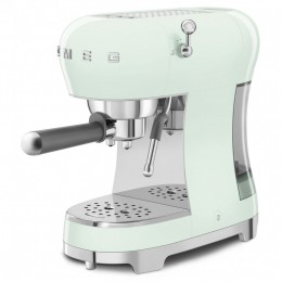 Кофемашина Smeg ecf02pgeu, 15 бар, термоблок, 1.1 л, пастельный зеленый