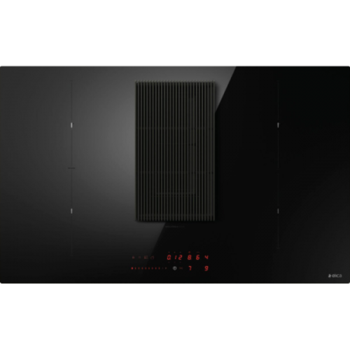 Встраиваемые индукционные панели ELICA/ Индукционная, NIKOLATESLA.Панель+вытяжка, стеклокерамика, индукционная, 83см, сенсорное управление , 83 см, BRIDGE ZONES , черный