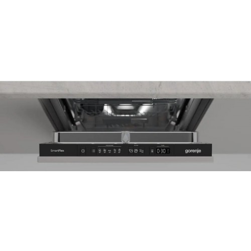 Посудомоечная машина Gorenje/ Посудомоечная машина Gorenje, 45 см, 10 комплектов, 3 корзины 5 программ, кнопочное управление, отсрочка старта, внутренняя подсветка, автооткрывание дверцы, полный AquaStop, инверторный мотор, половинная загрузка