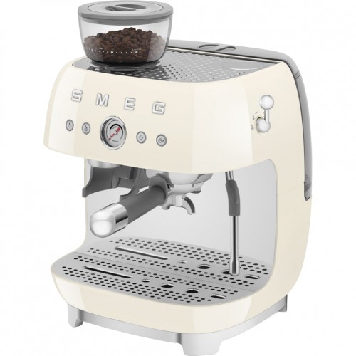SMEG EGF03CREU Кофемашина-эспрессо со встроенной кофемолкой, цвет кремовый