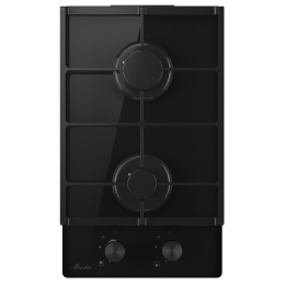 Варочная панель MONSHER MGG 32 Noir, 30 см, газ, чугунные решетки, электроподжиг, газ-контроль