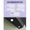 Наклонная вытяжка для настенного монтажа, максимальная производительность 700м3/ч, 60см, цвет: черный ,touch control