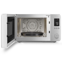 Микроволновая печь SMEG MOC02WHMEU, 27 л, 9 функций, аэрогриль, 25 программ, 900 Вт, инвертер, белая.