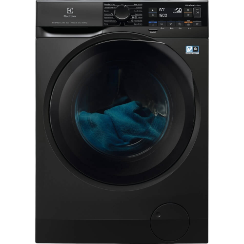 Стиральная машина ELECTROLUX с функцией сушки, фронтальная загрузка, 10 кг стирки, 6 кг сушки, 1600 об/мин, классы A/A, ЖК дисплей, инверторный двигатель, OKOMIX, конденсационная сушка