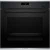 Встраиваемый духовой шкаф Bosch Serie 4 с паром, 71 л, 8 режимов, 3D Hotair, автопилот и сенсорное управление - черный