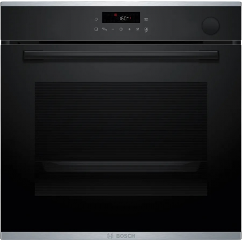Встраиваемый духовой шкаф Bosch Serie 4 с паром, 71 л, 8 режимов, 3D Hotair, автопилот и сенсорное управление - черный