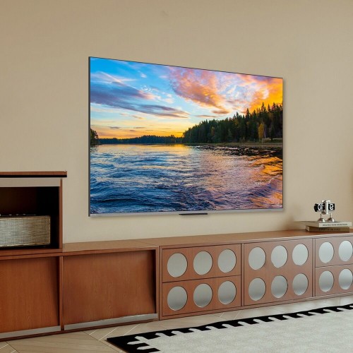 65 Ultra HD QLED Телевизор с Матовым Экраном, Dolby Atmos и Google TV - Безрамочный Дизайн, 120Hz, 30W + 20W Сабвуфер, 3 HDMI, 2 USB, 2025