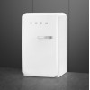 Холодильник SMEG 970x545x659 мм, однокамерный с морозильной камерой, стиль 50-х, белый, объем 122 л, энергоэффективность D