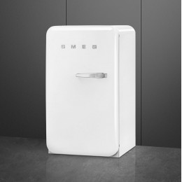 Холодильник SMEG FAB10LWH6, 122 л, однокамерный, морозильная камера, белый, 50-е, D, 970x545x659 мм
