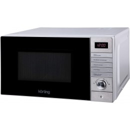 Korting KMO 720 X: Микроволновая печь 20л, 700Вт, гриль 1000Вт, электронное управление, 8 автопрограмм.