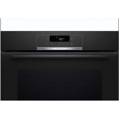 Встраиваемый духовой шкаф Bosch Serie 4 с паром, 71 л, 9 режимов, 3D Hotair, Auto Pilot 15, черный с нержавеющей сталью