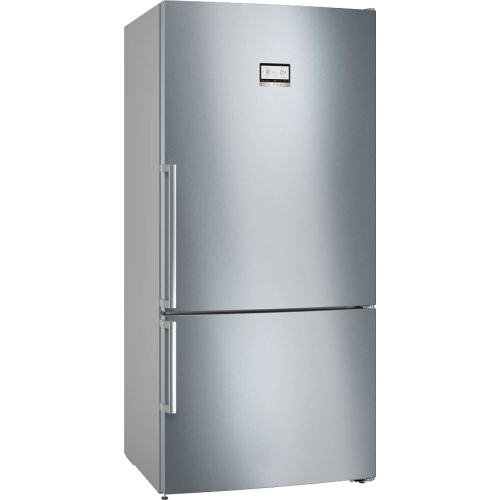 Холодильник Full NoFrost Serie 6 с объемом 619 л, нержавеющая сталь, LCD дисплей, Multi Airflow, AirFresh Filter