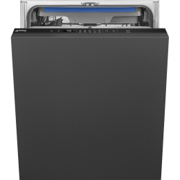 Посудомоечная машина Smeg STL362DQ, 60 см, 14 комплектов, 8 программ, инверторный мотор, AquaStop, черный