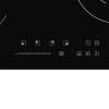 Встраиваемая электрическая варочная панель MONSHER 60 см с 4 конфорками, слайдерным управлением и таймером - черная