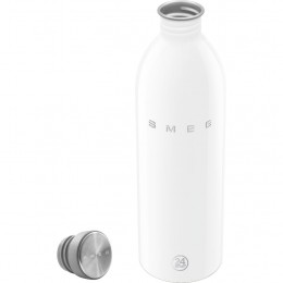 Термобутылка SMEG, стиль 50-х г.г., объем 1000 мл, цвет белый