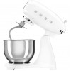 Планетарный миксер SMEG 1000 Вт, 4.8 л, 10 скоростей - стиль 50-х, белый