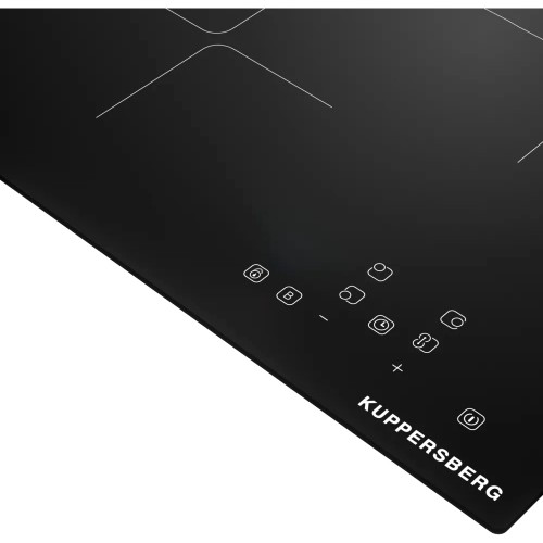 Варочная поверхность Kuppersberg 45 см, индукция, 3 зоны нагрева, High-Tech, с бустером и таймером