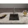 Rivelato Rinox 3850 PVD black Мойка нерж.сталь 1 чаша 380*500*200 мм, монтаж: врезной, материал: нержавеющая сталь, цвет: черный