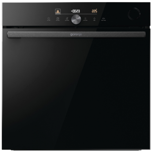 Духовой шкаф Gorenje с 77 л объема, Wi-Fi управлением, сенсорным программатором IconLED+ и функциями PerfectGrill и SteamAssist
