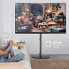 Стойка ONKRON для ТВ 30-60 (100х100 до 400х400), макс. нагрузка 41 кг, высота 1250 мм, угол поворота ±54°, наклон 0°, черная