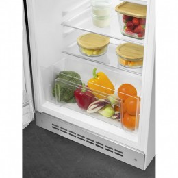 Холодильник SMEG FAB10LWH6, 122 л, однокамерный, морозильная камера, белый, 50-е, D, 970x545x659 мм