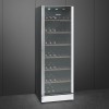Винный шкаф SMEG Classica на 197 бутылок с деревянными полками и LED подсветкой - 1850х595х595 мм