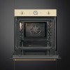 Встраиваемый духовой шкаф SMEG Coloniale 60 см - 9 режимов, пиролиз, 65 л, часы/таймер, галогенная подсветка, Soft Close