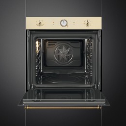 Встраиваемый духовой шкаф SMEG SFP68C1TPO, 60 см, 65 л, 9 режимов, пиролиз, таймер, галогенная подсветка, Soft Close.