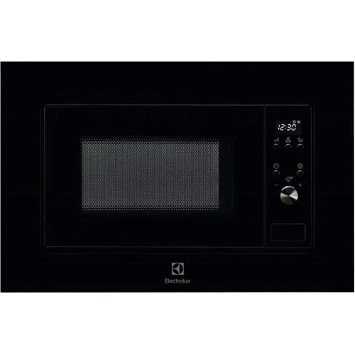 Встраиваемая микроволновая печь ELECTROLUX 20 л, черная, высота 380 мм - идеальное решение для вашей кухни
