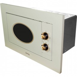 Встраиваемая микроволновая печь Korting KMI 820 RB, 20 л, гриль, Retro, Provence, механическое управление.
