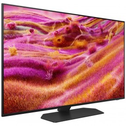 Телевизор ЖК 43" Samsung/ 43", NeoQLED, Ultra HD, Tizen Smart TV, 120 Hz (Up to 165Hz), HDR10+, Wi-Fi, Voice, DVB-T2/C/S2, Bluetooth, CI+(1.4), FreeSync Premium PRO, 2.0Ch 20W, OTS Lite, 4HDMI, 2USB, Titan Black, 1 Pole stand, 2025