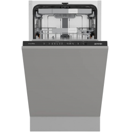 Посудомоечная машина Gorenje/ Посудомоечная машина Gorenje, 45 см, 10 комплектов, 3 корзины 5 программ, кнопочное управление, отсрочка старта, внутренняя подсветка, автооткрывание дверцы, полный AquaStop, инверторный мотор, половинная загрузка