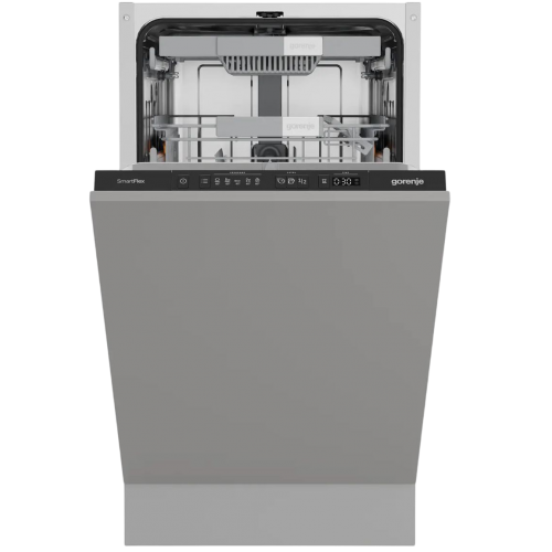 Посудомоечная машина Gorenje/ Посудомоечная машина Gorenje, 45 см, 10 комплектов, 3 корзины 5 программ, кнопочное управление, отсрочка старта, внутренняя подсветка, автооткрывание дверцы, полный AquaStop, инверторный мотор, половинная загрузка