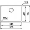 Мойка Franke 127.0677.190/Best, Серия BOX - BXX 210-54, 580x450 mm, скрытый перелив, крепления FastFix