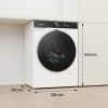 Стиральная машина Gorenje/ Стиральная машина Gorenje, отдельностоящая, ВхШхГ 85х60х54 см, цветной дисплей, поворотное/сенсорное управление, загрузка 9 кг, 1400 об/мин, 20 программ, инверторный мотор, пар, Wi-Fi, цвет белый