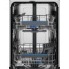 Встраиваемая посудомоечная машина ELECTROLUX 45 см - 9 комплектов, сенсорное управление, 8 программ, черная, с сушкой и индикацией на полу