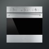 Встраиваемая электрическая духовка SMEG Classica 60 см - Многофункциональный духовой шкаф из нержавеющей стали с защитой от отпечатков пальцев
