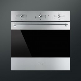 Встраиваемый духовой шкаф SMEG SF6381X, 60 см, нержавеющая сталь, против отпечатков.