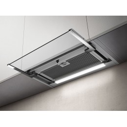 Вытяжка Elica GLASS OUT IX/A/60, 60 см, 1000 м³/ч, электронное управление, LED подсветка, нержавеющая сталь+стекло