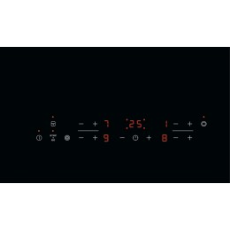 Варочная поверхность EHF6343FOK, 4 зоны HiLight, сенсор, 6400Вт, черная.